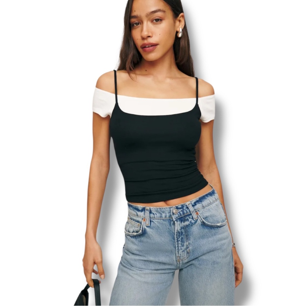 Reformation Poppie Knit Top